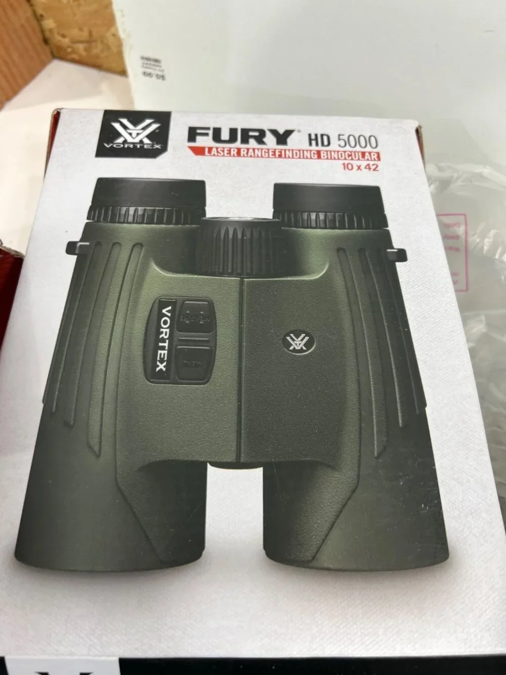 Vortex Optics Fury HD 5000 Roof Prism Laser Rangefinder Binoculars